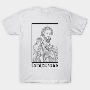 Stoicism Desing Marcus Aurelius - Stoic - Philosophy T-Shirt